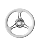 VS12 Steering Wheel -  Diameter 320mm - white 62.00839.01 - Riviera 
